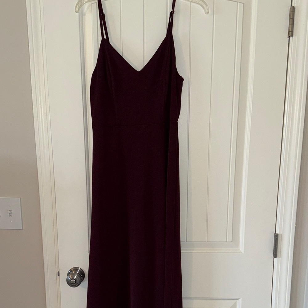 Birdy Grey Deep Burgundy Maxi Dress